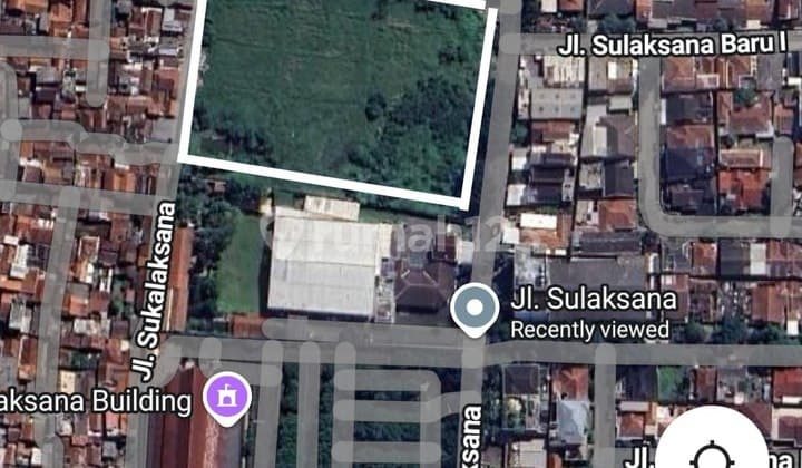 For Sale Land on Sulaksana Street, Cicaheum, Bandung City