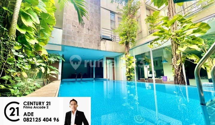 Rumah Mewah Harga Nego Siap Huni Plus Kolam Renang di Petukangan Am-16541