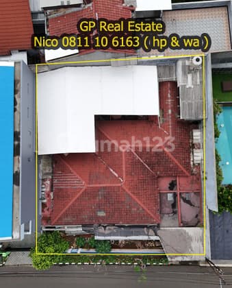 Old House for Sale 450M2 Kemanggisan Utama Palmerah Flood-Free Good Quiet Safe N1114