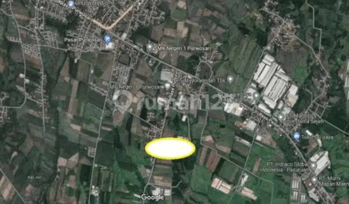 N798 Gudang 2lantai Dijual di Puntir Dusun Purwosari Pasuruan Jawa Timur