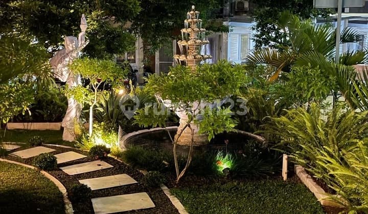 Jual Rumah mewah 2lt Perumahan Alaya Sentul Bogor furnish carpark Taman 4KT F04