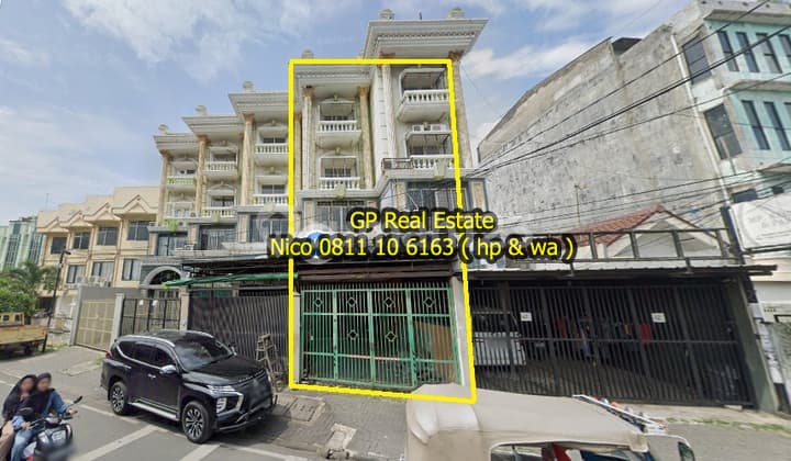 Jual Ruko 4.5Lt Cocok Kost2an Kramat Sentiong Jakpus N1079