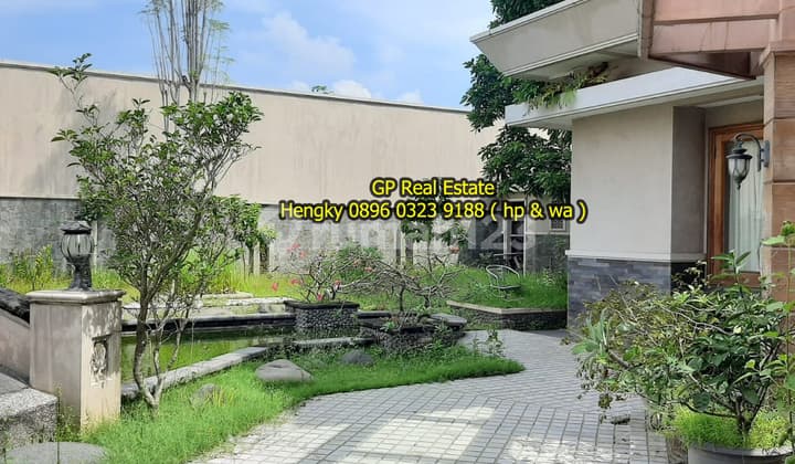 Dijual Rumah Lux Taman Makamhaji Sukoharjo 402m2 Carpark Selatan H03