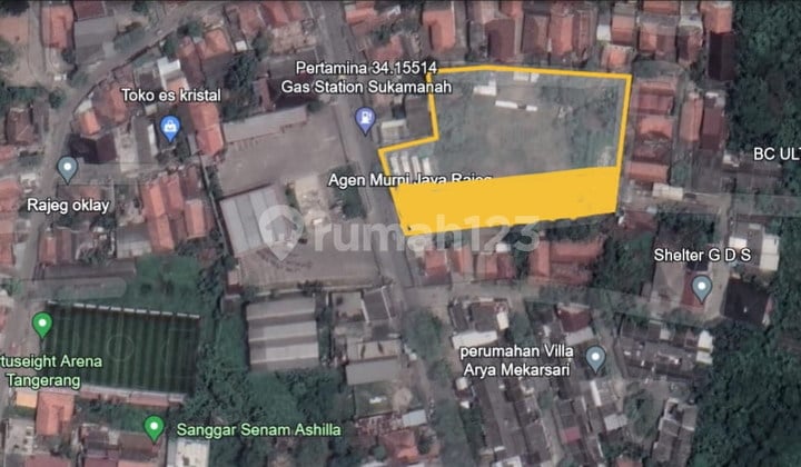 Tanah Strategis 3.300 M2 di Rajeg, Tangerang