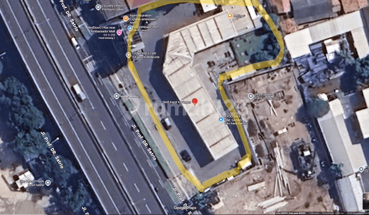 Prime Location! Tanah 2.230 M² SHM di Jl. Dr. Satrio, Kuningan Jaksel