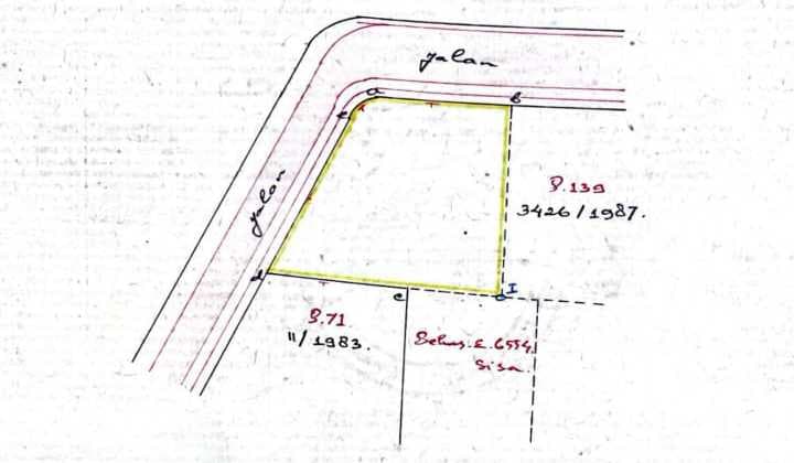 DIJUAL TANAH KAVLING DI BAWAH NJOP - LEBAK BULUS DALAM KOMPLEK