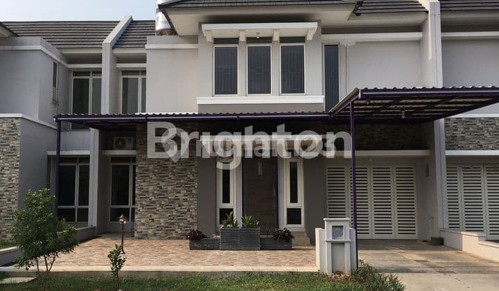 Rumah baru gress fully furnished dekat gerbang tol Pasar Kemis di Suvarna Sutera cluster Helios