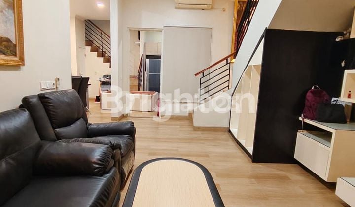 Rumah 2 lantai semi furnished di lokasi elit The Spring Summarecon Serpong