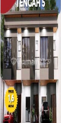 Rumah Konsep Modern 2 Lantai Carport Di Cempaka Putih Tengah Jakarta Pusat