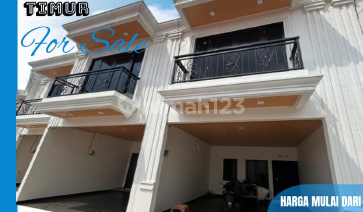 Modern Minimalist 2-Story Cluster in Rawamangun, East Jakarta