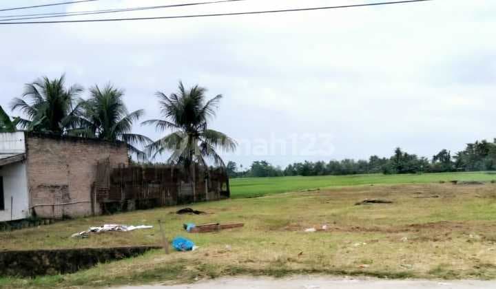 Dijual Sebidang Tanah Darat di Jl. Raya Tebingtinggi, Suka Damai, Sei Bambam Serdang Bedagai SHM