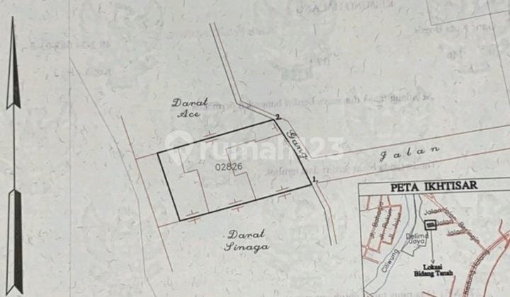 Tanah Strategis 276 M² Selangkah Tol Borr di Graha Kedung Halang