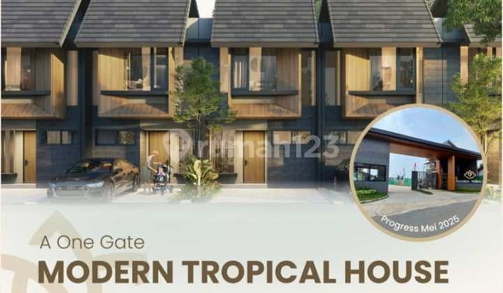 Rumah Modern Tropical Dekat Mrt Lb Bulus - Ananda Terrace Ciputat