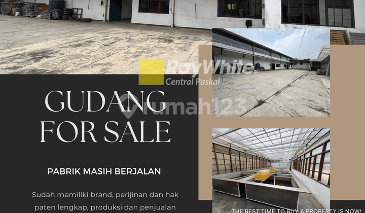 Gudang Dan Rumah Tinggal Lux, Mainroad Holis, Bandung