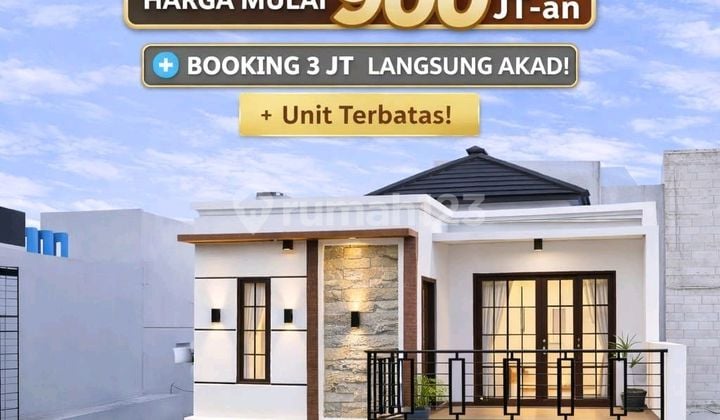Rumah Siap Huni 2 Lantai Pinggir Jalan Raya