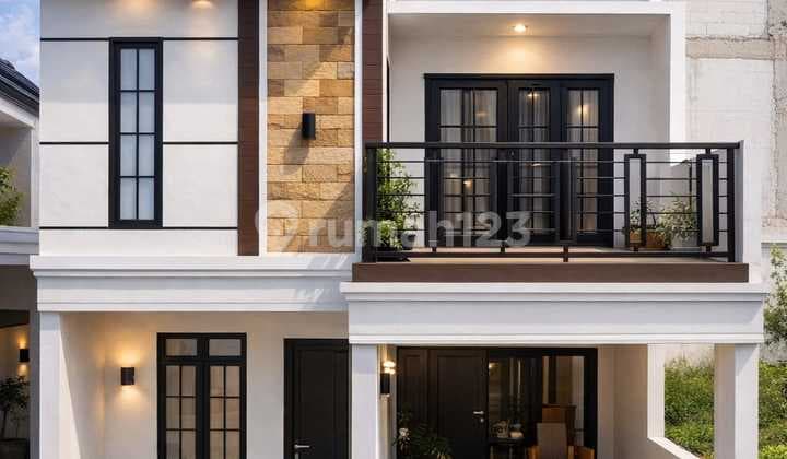 Rumah Cakep Siap Huni 2 Lantai Pinggir Jl Besar