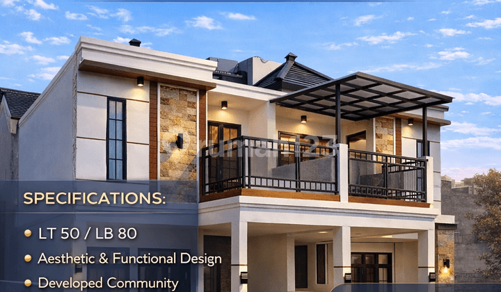 Rumah Modern Dekat Jakarta- Akses Tol & LRT