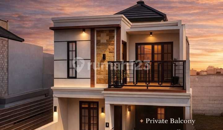 Milenial & Genz Banget! Rumah 2 Lantai Terlaris Gaya Bali, KPR Cicilan Flat Tanpa DP