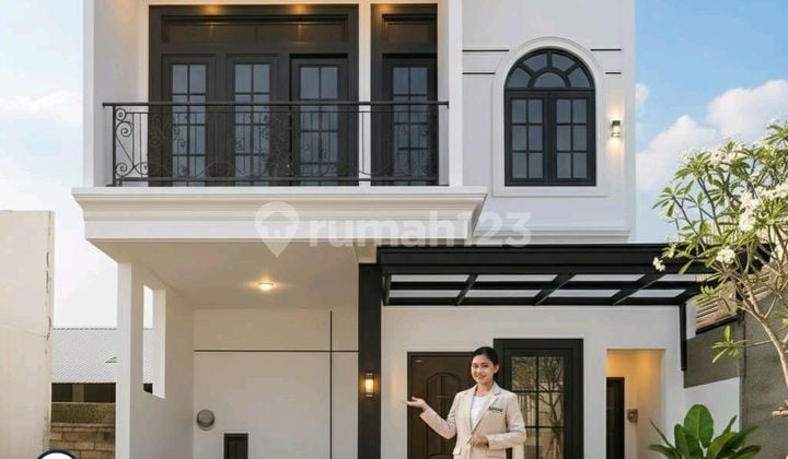 Siap Huni Rumah Eropa 2 Lantai Bebas Banjir