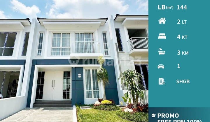 Tersisa 1 Unit Saja Dijual Rumah Full Furnish Dekat Soekarno Hatta Malang