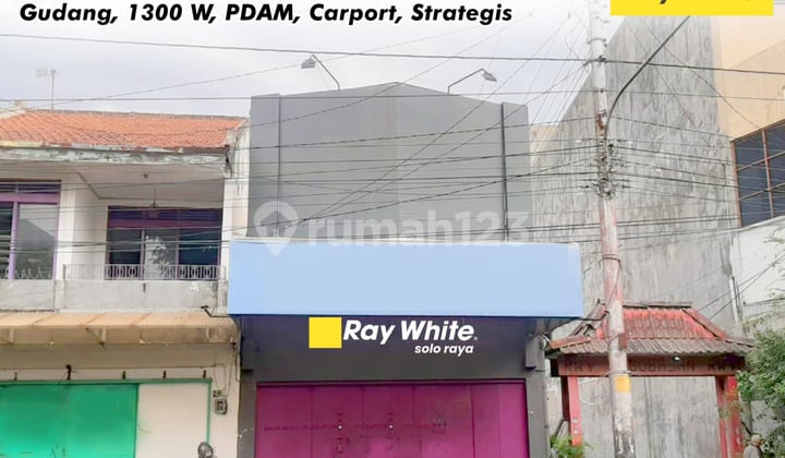 Disewakan Ruko Di Kawasan Pasar Legi Solo Cocok Untuk Usaha