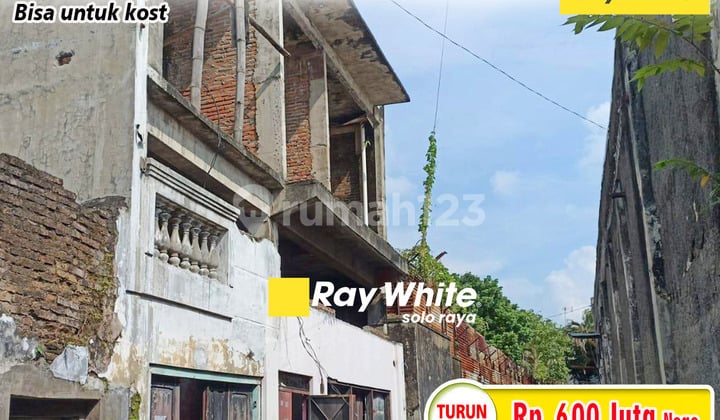 Rumah Murah Pusat Kota di Kemlayan Serengan, Solo