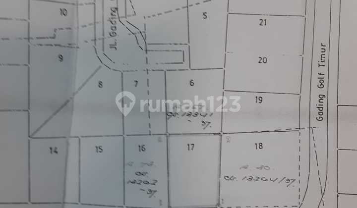Dijual Kavling Paramount Hill Golf , Gading Serpong Dijual Kavling Paramount Hill Golf , Gading Serpong