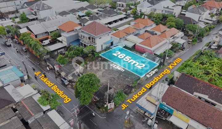Tanah Strategis di Jalan Tukad Badung Renon Denpasar