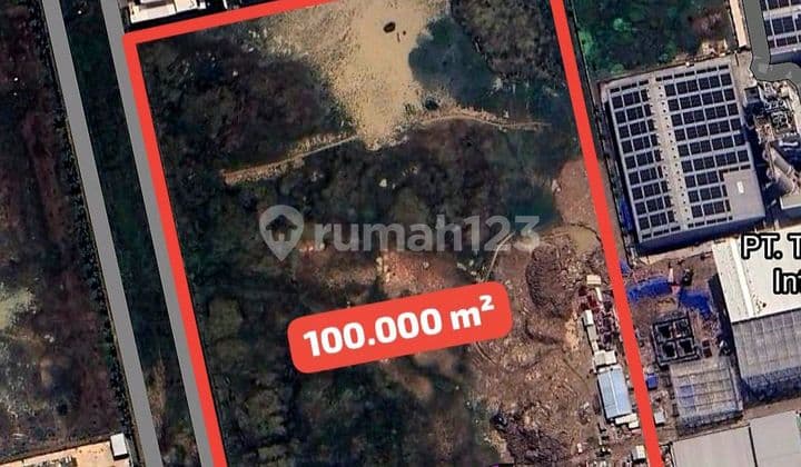Jual Tp Tanah Industri Modern Cikande Tangerang Banten