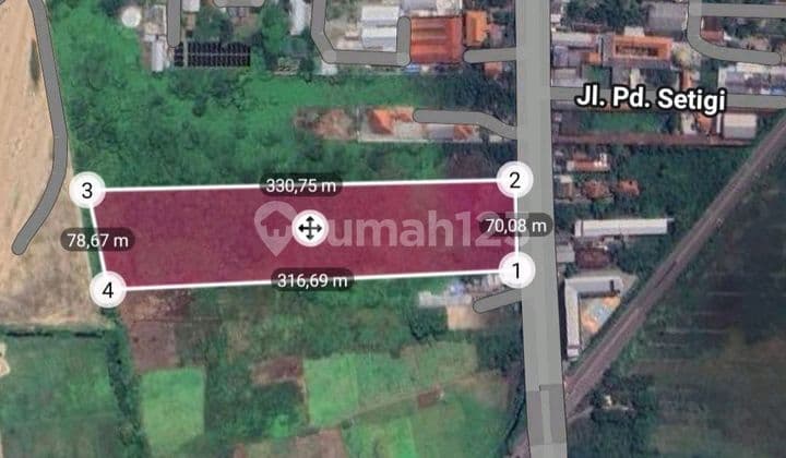Muraah!! Tanah Kavling untuk Pergudangan Raya Krian Sidoarjo