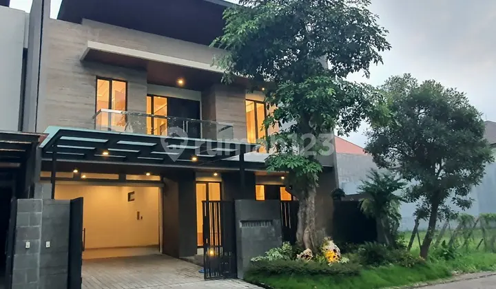 New Minimalist House Fully Furnished Luxury Raffles Garden Citraland West Surabaya