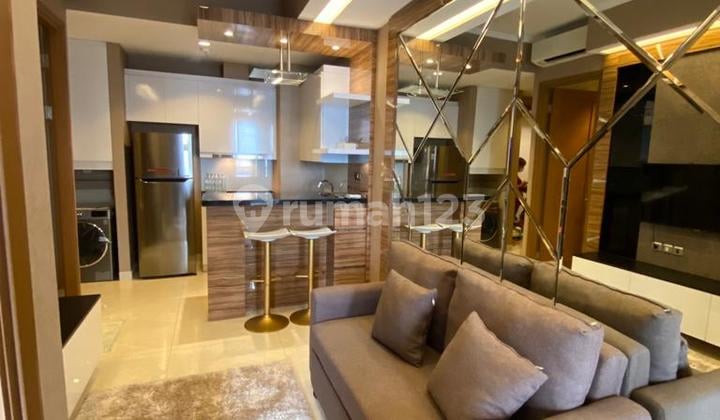 Sewa Condo 1+1 Unit Bagus Interior Luxury Apartemen Taman Anggrek Residence