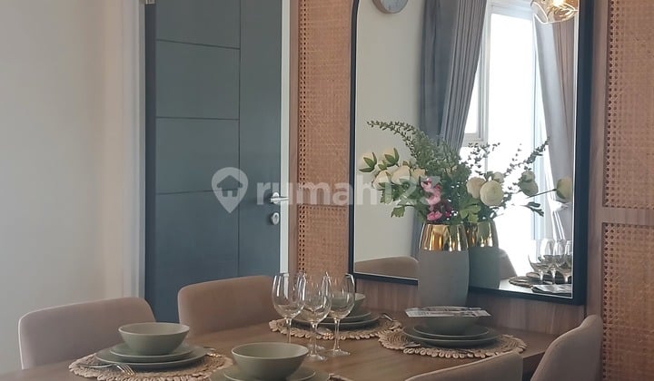 Apartemen Ready di Pusat Bsd, Nempel Stasiun, Furnish