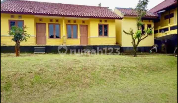 Jarang Ada Di Jual Cepat Tanah bonus bangunan 2 rumah siap huni view gunung Salak deket curug dan The highland park resort