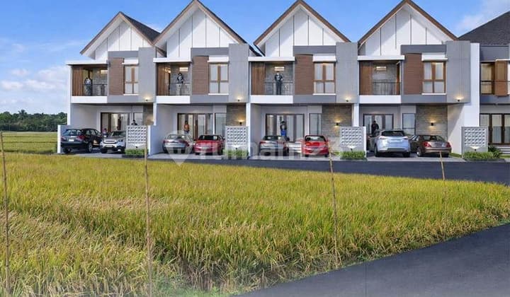 Pp29 Indent house for sale with rice field view in Ambengan, South Denpasar