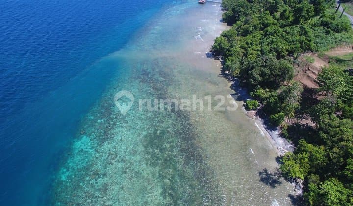 Pa156 Leasehold 25 Tahun Tanah Pinggir Pantai di Raja Ampat Papua