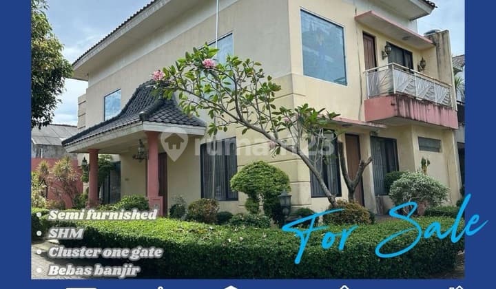 Rumah 2 Lantai Hanya 15 Menit Dari Bandara Soetta Rumah Butuh Minim Renovasi HGB di Bintaro