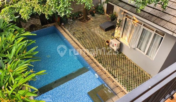 Dijual rumah Furnish ada kolam renang di Citra Indah City Jonggol