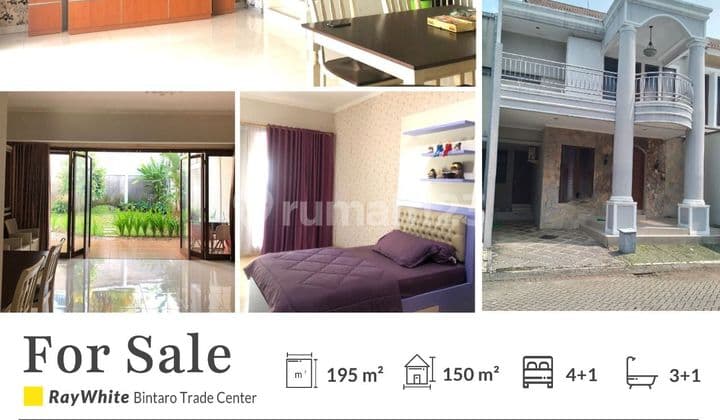 Hotsale! Rumah Luas di Discovery Bintaro Sektor 9