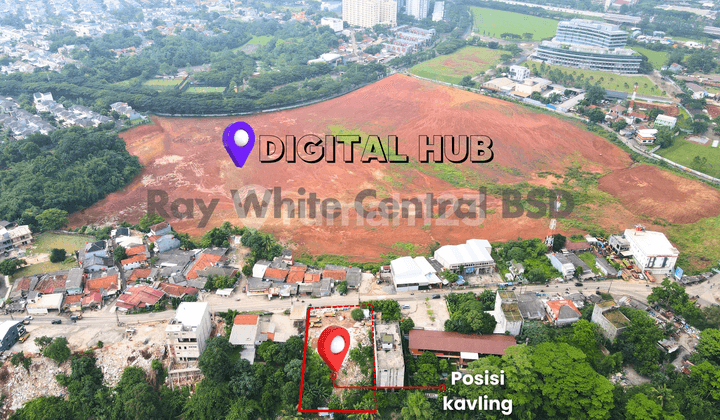 Dijual Tanah Kavling di Raya Cisauk, Lokasi Strategis Hadap Jalan Raya
