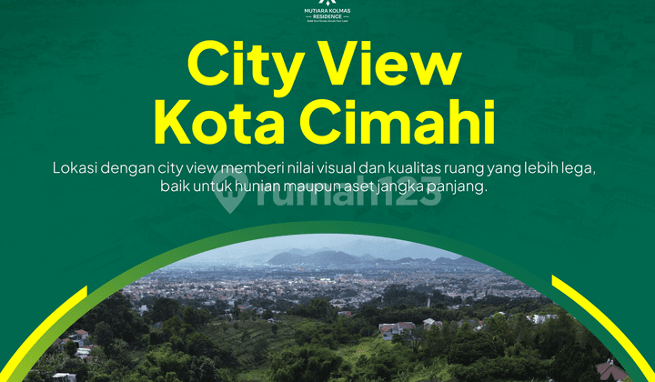 Kavling Kota Cimahi SHM, Nikmati City Light Tiap Malam