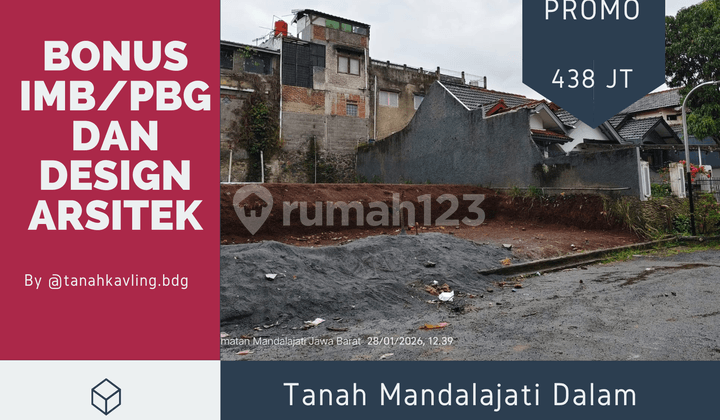Dijual Tanah Kota Bandung - 5 Menit ke Jl. Ah Nasution | SHM Ready+Imb/Pbg