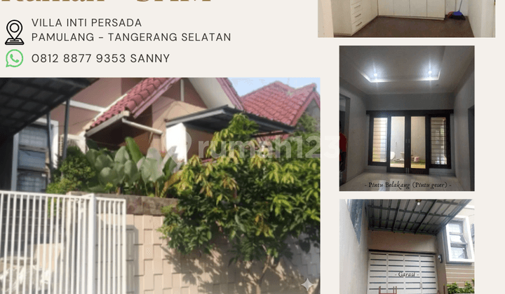 Rumah di Villa Inti Persada, Pamulang Timur, Tangerang Selatan