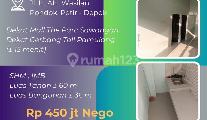Ready-to-Occupy House in Puri Raisa 3 Pondok Petir, Sawangan Depok