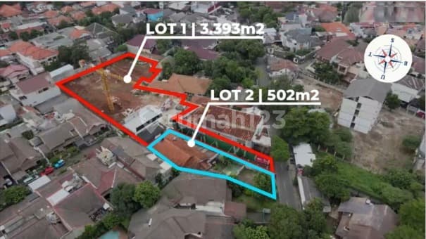Tanah di Jl. Siaga Raya, Jakarta Selatan 3.393 m²