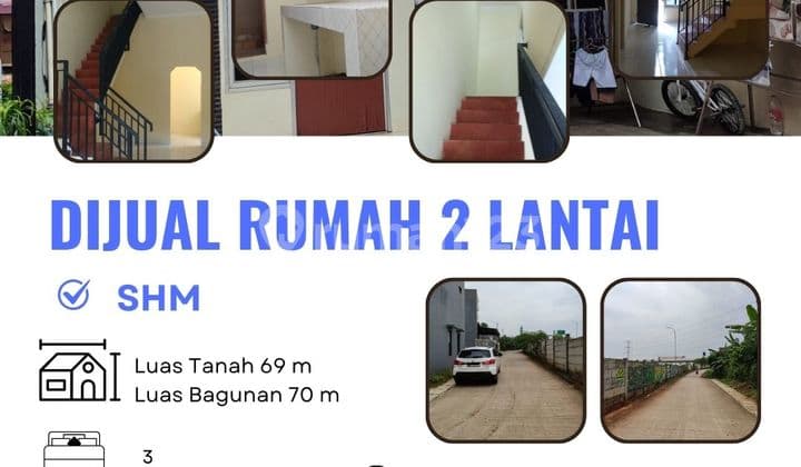 Rumah 2 Lantai Dekat Kampus Upn Limo & Nempel Toll Limo, Depok