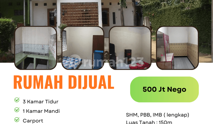 Rumah 150Meter di Griya Kalisuren Asri Tajurhalang, Bogor Rumah 150Meter di Griya Kalisuren Asri Tajurhalang, Bogor