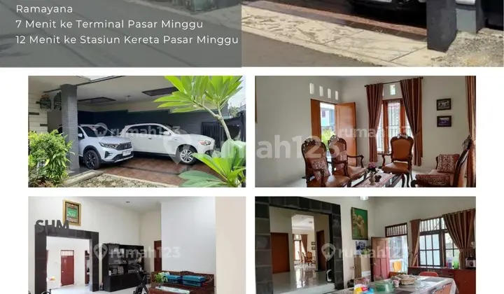 House in Pasar Minggu Near Gor and Unas Campus, South Jakarta