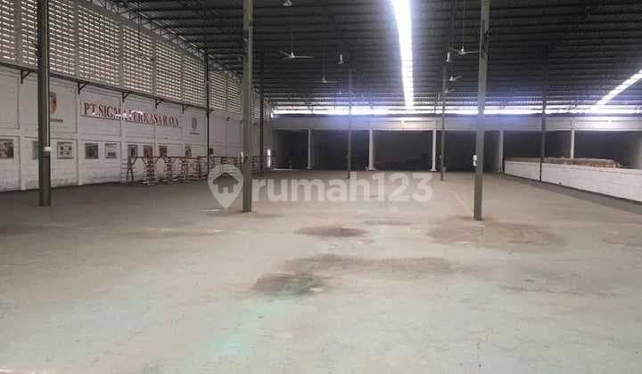 Disewakan Gudang di Balaraja Luas Bangunan 3710 M2