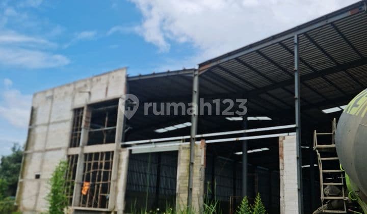 Disewakan Gudang di Legok Luas 5300M2 Akses Jalan Container 40 Ft